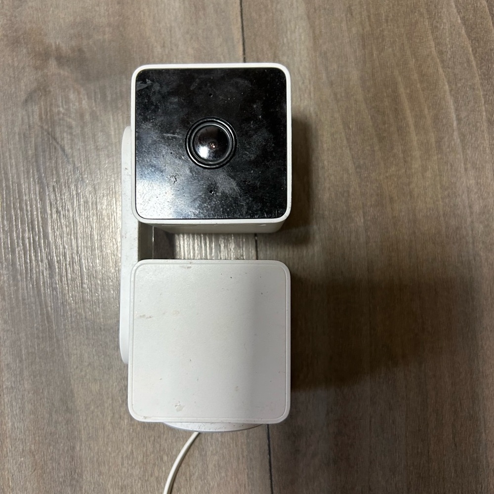 White Security Camera